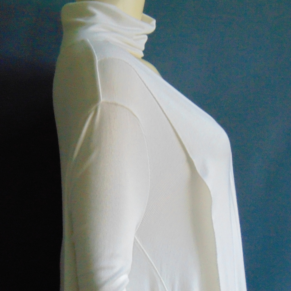 Free People Ivory Uptown Asymmetrical Top XS - Picture 6 of 7